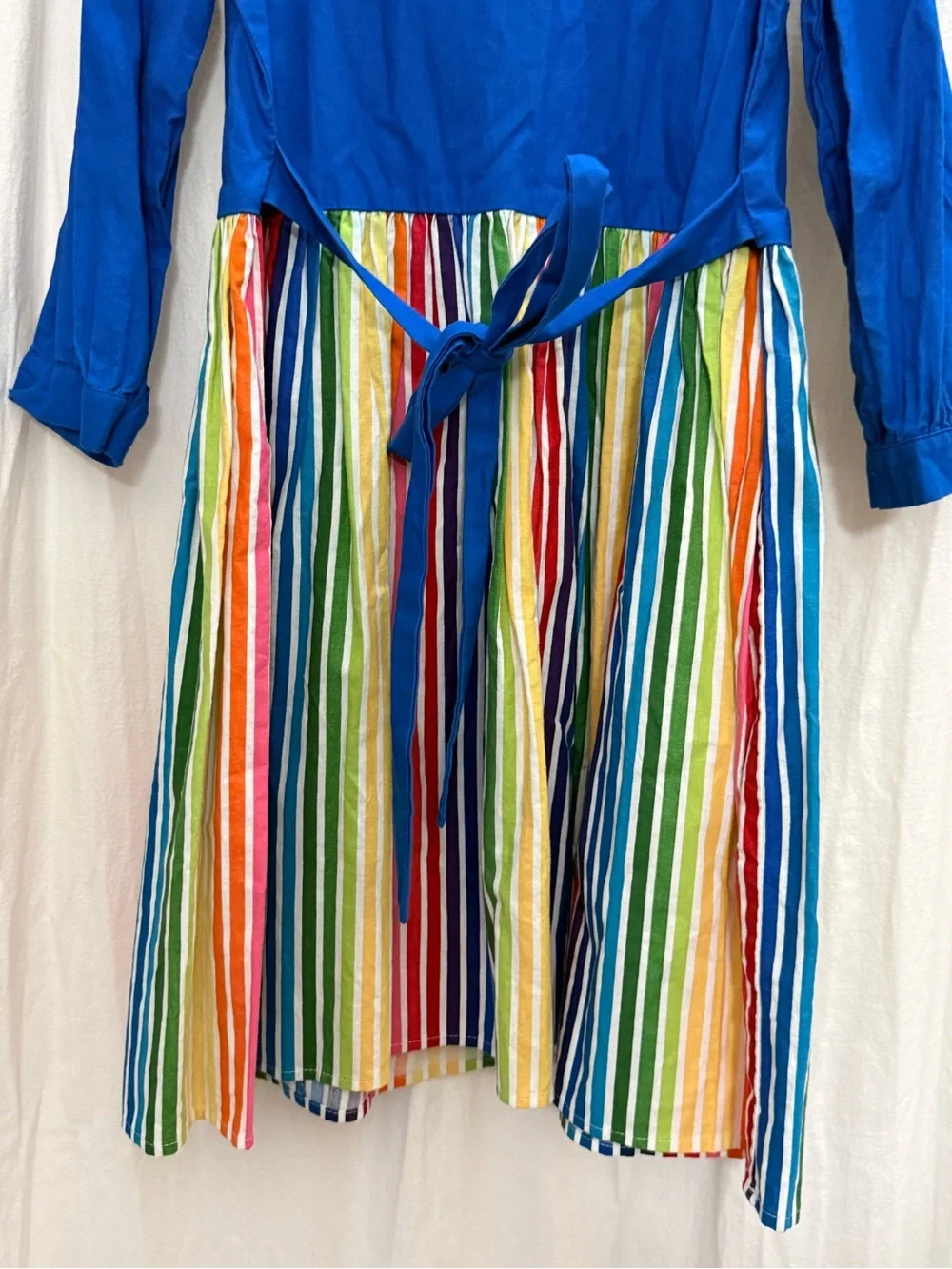 NWOT Misha Lulu Girls 12 Rainbow Twirl Dress USA Boutique School & Fall Photos